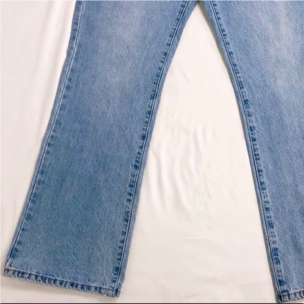 Cotton On Light Blue Wash 100% Cotton Vintage High Waisted Flare BootLeg Size 8 - Picture 6 of 13